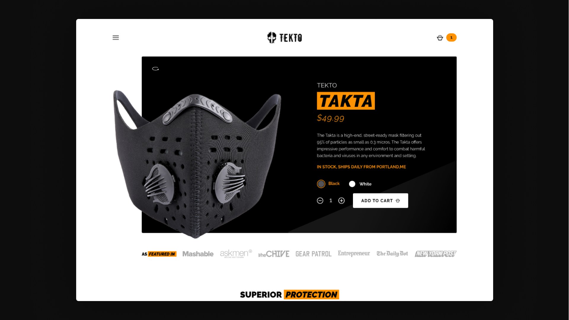 Tekto Tekto e-poe veebikujundus