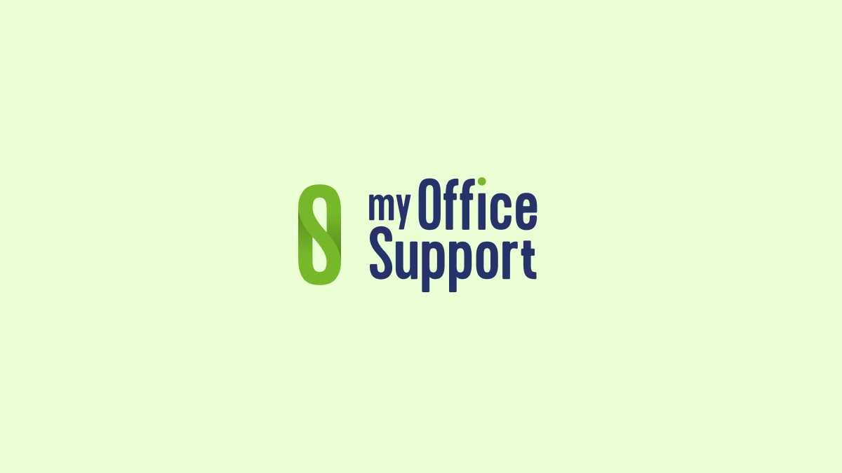 myOfficeSupport logo kujundus